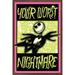 Disney Tim Burton s The Nightmare Before Christmas - Worst Nightmare Wall Poster 22.375 x 34 Framed