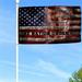 Bayyon Jesus American Grommet Flag One Nation Under God Flag Banner with Grommets 3x5Feet Man cave Decor