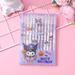 Sanrios Hellokitty My Melody Cinnamoroll Kuromi Erasable Black Erasable Blue Straight Neutral Black Pen Girl Pen Gift Stationery