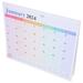 Desk Calendars Refrigerator The Offic Office Supllies Office Calendar Sturdy Calendar Wall Calendar Fridge Magnet Calendar Schedule Monthly Calendar Planner Magnetic Force Paper Work