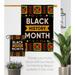 Black His-tory Mon-th Decorations Flag Home Decor African American Heritage Gifts Banner Wall Tapestries Garden Patio Porch Outdoor Yard Signs 28x40 in