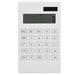 Crystal Button Calculator Student Scientific Desktop Solar and Battery Dual Powered White Calculator for Home Office Desktop Calculator