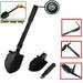 Foldable Compact Camping Shovel Bottle Opener Compass & Saw Survival Tool