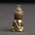 Shakyamuni Buddha Statues Copper Buddha Sculpture Fengshui Figurine Home Decoration Sitting Miniature Sculpture