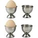 4 Pieces Stainless Steel Egg Cups Egg Cups Set Soft Boiled Egg Cups Egg Holder Kitchen Tool Suitable for Home Restaurant Kitchen