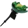 Garden Solar Energy Lamp Frog Solar Powered Lamp Outdoor Solar Stake Light Frog Adornment