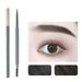 Melotizhi Eyebrow Pencil Waterproof Professional Makeup Eye Brow Pen Dual end design Rotating Automatic Eyebrow Pencil Eyebrow Pencils Slim Waterproof Eyebrow Pencil For Eye Brow