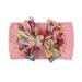 1PC Baby Girls Floral Bow Headband Stretch Hairband Headwear Dog Hair Ties Washable Hair Color Small Hair Bows Girl Seven Capes That You Color Chalk Color for Hair Hair Chalk Light