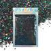 Holographic Black Glitter - 15G Chunky Face Glitter Hair Glitter Eye Glitter and Body Glitter for Women. Rave Glitter Festival Accessories Cosmetic Glitter Makeup. Loose Glitter Set