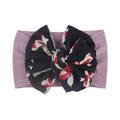 1PC Baby Girls Floral Bow Headband Stretch Hairband Headwear Dog Hair Ties Washable Hair Color Small Hair Bows Girl Seven Capes That You Color Chalk Color for Hair Hair Chalk Light