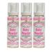 Infinix Baby Powder Fine Fragrance Mist 2 fl oz Pack of 3 Body Spray for Women Gentle and Long Lasting Perfume for Men & Women For Daily Use