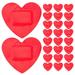 50 Pcs Duct Tape Nano Spray for Aid Bandages Heart Hemostatic Stickers Small Bandages Heart Shaped Bandage Elastic Water Proof Waterproof Child