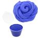 Can t-Miss Clearance Unzip Poke Mud Ultra-Light Cotton Mud DIY Colored Mud Snowflake Mud Soft Mud Children s Toys Dark Blue