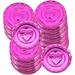 100 Pcs Valentine s Day Love Coin Toy Plastic LOVE Coins Pirate Party Favors Valentines Party Supplies