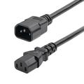 Startech 2ft (60cm) Power Extension Cord IEC 60320 C14 to C13 PDU Power Cord 10A 250V 18AWG AC Power Cable for PDU/Power Supply - UL Listed Components (8713-8200-POWER-CORD)