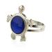 Novelty Turtle Shaped Color Mood Ring Finger Ring with Adjustable Size