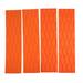 Fearlessin 4Pcs Traction Pad EVA Skid-proof Surfboard Foot Tail Mat Paddle Board Grip Pads Water Sports Surfing Equipment Orange