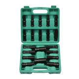 Spirastell Socket Set 20-Piece Socket CR-V Material Box Drive Socket Set Socket Sizes 10-22mm 3/8 Inch Steel Box JINMIE 3/8 Inch Adapter 8-32mm Carbon Steel 1/2 Inch Drive ADBEN Set 10-Piece Socket