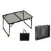 Pristin Folding table Mesh Top Table Outdoor Picnic Table mewmewcat SIUKE Portable