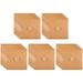 50 Pcs Storage Bins Paper Cardboard DVD Sleeves Case CD Paper Sleeves Storage Box Kraft Paper