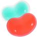 2 Pcs Computer Mouse Mouse Wrist Rest Wrist Support Silicone Gel Wrist Cushion Wrist Rest for Computer Wrist Rest for Laptop Mouse Pad Cute Heart-shaped Silica Gel