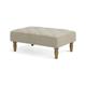 Habitat Barnwell Fabric Footstool - Natural