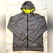 American Eagle Outfitters Shirts | American Eagle Outfitters Active Flex Zip Up Hoodie | Color: Gray/Yellow | Size: L