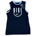 Nike Shirts & Tops | Boy’s Nike Nwt Kids Basketball Netted Jersey Size Large | Color: Black/White | Size: Lb