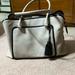 Kate Spade Bags | Kate Spade Leather Shoulder Piping Tote Laptop Bag | Color: Black/Cream | Size: Os