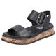 Sandale RIEKER EVOLUTION Gr. 39, schwarz Damen Schuhe Sandalen