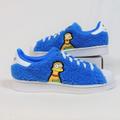 Adidas Shoes | Brand New Adidas Originals Youth Size 1 The Simpsons Marge Superstar Sneakers | Color: Blue | Size: 1bb