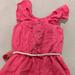 Zara One Pieces | Linen Pom Pom Jumpsuit | Color: Pink | Size: 2-3