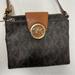 Michael Kors Bags | Michael Kors Brown + Gold Logo Fulton Crossbody Bag Adjustable Strap | Color: Brown | Size: Os