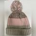 J. Crew Accessories | J. Crew Wool Beanie Hat Multi-Color Metallic Pink O/S | Color: Pink/Tan | Size: Os