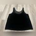 J. Crew Tops | J Crew Black Lined Velvet Sleeveless Tank Top Blouse Back Button Size 10 | Color: Black | Size: 10