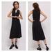 Anthropologie Dresses | Anthropologie Maeve Vera Midi Black Dress - Small - New | Color: Black | Size: S