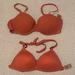 Pink Victoria's Secret Swim | Nwt Pink Victoria’s Secret Bikini Tops Size L And Xl | Color: Orange | Size: L