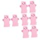 FOMIYES 8 Pcs Bath Gloves Bath Mitt Clean Towels for Face Infant Mittens Baby Scrub Hair Towel Comfortable Bathing Gloves Bath Supplies Massage Spa Mitt Child Pink Cotton Bath Towel Kitten