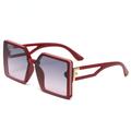 HPIRME Square Sunglasses Women Vintage Letter Sun Glasses Ladies Casual Girls Eyewear UV400,C2,one size