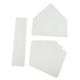 Happyyami 5pcs Baseball Baseball Softball Field Rubber Bases Pitcher Baseboard Kickball Home Plate Bucket of Baseballs Rubber Pitching Base Kickboard Softballs Child Simple Bottom Pad White