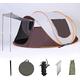 Tent Camping Outing Pop-Up Camping Tent, 5-8 People Automatic Camping Outdoor Tent Quick Open Family Tent with Carry Bag, Easy to Set up Outdoor Camping Tent