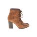 FRYE Ankle Boots: Brown Shoes - Women's Size 8