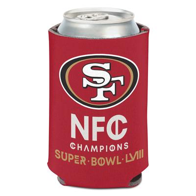 WinCraft San Francisco 49ers 2023 NFC Champions 12oz. Dosenkühler Image