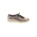 Ecco Sneakers: Gold Print Shoes - Women's Size 9 - Round Toe