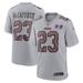 Men's Nike Christian McCaffrey Gray San Francisco 49ers Super Bowl LVIII Atmosphere Fashion Game Jersey