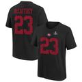 Youth Nike Christian McCaffrey Black San Francisco 49ers Super Bowl LVIII Player Name & Number T-Shirt