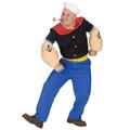 Adult Popeye Fancy Dress Costume Standard