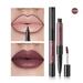 Liquid Lipstick And Lip Liner Pens Set Velvety Matte Liquid Lipsticks Lip Liner 10ml Lip Makeup Gift Kit for Women