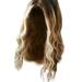 Desertasis beautiful fashion black center parted natural long curly hair Womens Wavy Hair Wig Wigs Costume Synthetic Curly Natural Full Blonde Long wig
