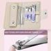 WQJNWEQ 2024 BIG SALE Gradient Nail Clipper 10-piece Set Portable Nail Clipper Nail Clippers for Manicure